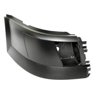 VL-0205B-R | Right plastic black - Corner Bumper with Hole (screw mount), Volvo VNL 2003-2015