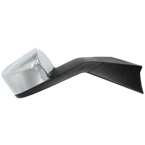 VL-1601A-R | Volvo VNR 2018+ Hood Mirror , Black arm with Chrome cover Passenger Side