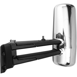 KWN-019B-LS32 | Chrome Door Mirror with Bracket/Heating/Electrical, T680/T880/W990, 2013-2020