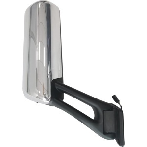 PET-016B-R | Right plastic chrome - Door Mirror with Bracket/Heating/Electrical, Peterbi