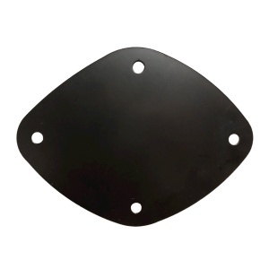 FRCA-0301A-L| Steel black - Hood mirror bracket 4 holes, Freightliner Cascadia