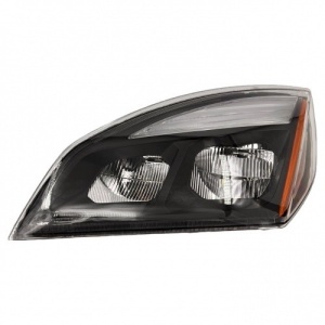 F00817-L| Left black - Headlight with LED, Freightliner cascadia, 2018+