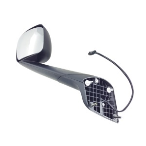 FRCA-1402C-LS32 | Left plastic Black - Hood mirror With Heating / W/O Electrical, Cascadia, 2018+