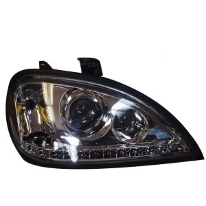 FRCO-0403-R | Freightliner Columbia HeadLight Crystal (Optical Eye) With Stripe LED Passe