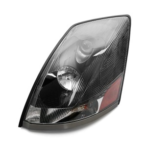 TR208-VLHL-L | Driver Side Black Headlight for 2004-2017 Volvo VNL Trucks
