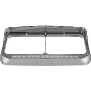 KWN-204 | Chrome Headlight Bezel for Kenworth and Peterbilt Trucks