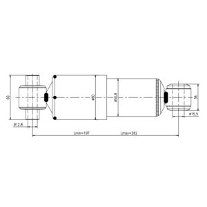 TR83038 | Shock Absorber for Freightliner Cascadia Columbia Coronado and M2