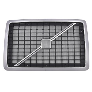 VL-0101S26 | Grille, Black&Chromed with Bug Screen,w/o Emblem, w/o Strip, Volvo VNL 2003-2017