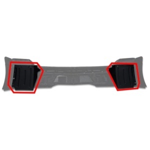 F00813-L | Left Side Bumper cover, Kenworth T680 NEXT GEN