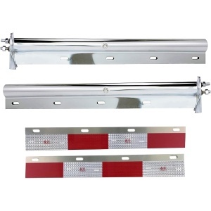 TRMFH401 | Chrome Mud Flap Hangers 2-1/2