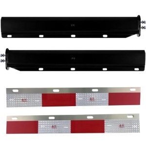 TRMFH402 | Black Mud Flap Hangers 2-1/2