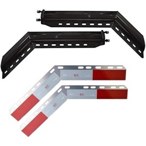 TRMFH405 | Black Mud Flap Hangers 2-1/2