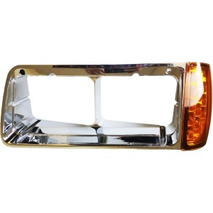 FRFL-0401-L | Freightliner FLD Light Bezel With Corner Lamp Driver Side
