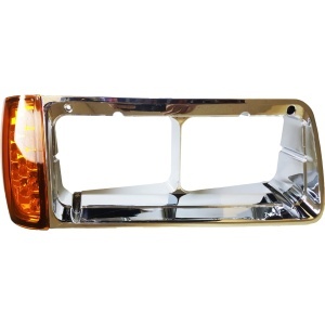 FRFL-0401-R | Freightliner FLD Light Bezel With Corner Lamp Passenger Side 
