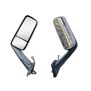 FRCA-1401D-LS32 | Freightliner Cascadia 2018 and Newer Door Mirror Assembly Chrome Driver Side