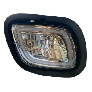 FRCA-0403D-R | Freightliner Cascadia 2008 - 2017 Fog light 3W LED Chrome Passenger Side