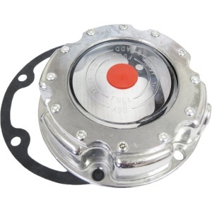 TR3434249 | Hub Cap, Aluminum, with Plug & Gasket - H6, BC5.5, Idp1-11/16, ID4-7/16, OD6-3/16