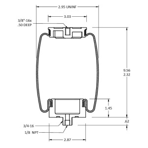 TR7064 | Cabin Air Spring for Kenworth Trucks