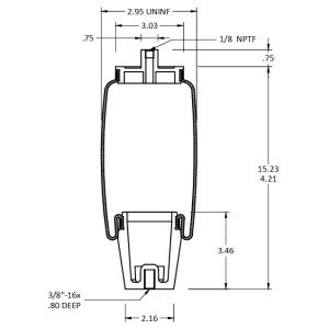 TR7081 | Cabin Air Spring for Navistar/International Trucks