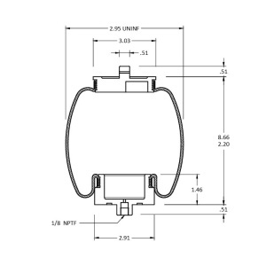 TR7087 | Cabin Air Spring for Freightliner Trucks
