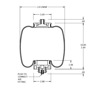 TR7109 | Cabin Air Spring for Kenworth Trucks